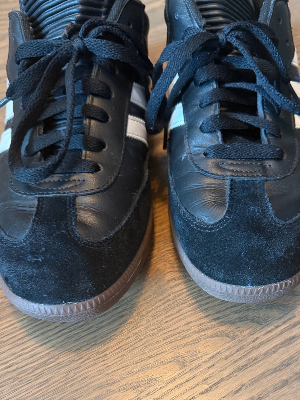 adidas Black & White Samba Low-Top Sneakers - Picture 6 of 7